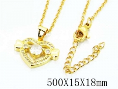 HY Wholesale Popular CZ Necklaces-HY54N0268ML