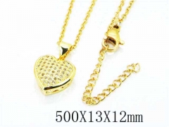 HY Wholesale Popular CZ Necklaces-HY54N0246OW