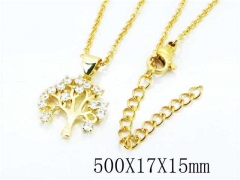 HY Wholesale Popular CZ Necklaces-HY54N0262MA