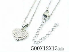 HY Wholesale Popular CZ Necklaces-HY54N0265MX