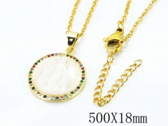 HY Wholesale Popular CZ Necklaces-HY54N0281HJE