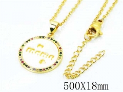 HY Wholesale Popular CZ Necklaces-HY54N0282HJE