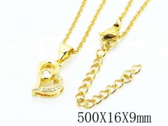 HY Wholesale Popular CZ Necklaces-HY54N0278ML