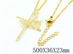 HY Wholesale Popular CZ Necklaces-HY54N0273PL