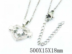 HY Wholesale Popular CZ Necklaces-HY54N0267MW
