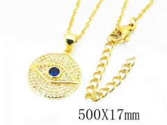 HY Wholesale Popular CZ Necklaces-HY54N0290HIF