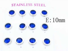 HY Stainless Steel 316L Small Crystal Stud-HY59E0545HOB