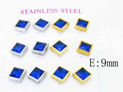 HY Stainless Steel 316L Small Crystal Stud-HY59E0563HPLQ