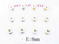 HY Stainless Steel 316L Small Crystal Stud-HY59E0550OL