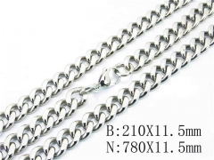 HY Stainless Steel 316L Necklaces Bracelets (Steel Color)-HY40S0288JEE