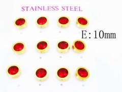 HY Stainless Steel 316L Small Crystal Stud-HY59E0543IHR