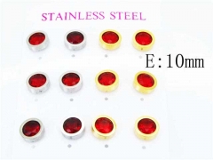 HY Stainless Steel 316L Small Crystal Stud-HY59E0544HPL