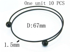 HY Stainless Steel 316L Bangle (Steel Wire)-HY70B0576LE