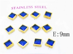 HY Stainless Steel 316L Small Crystal Stud-HY59E0562IHV
