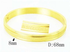 HY Wholesale Stainless Steel 316L Bangle-HY42B0123HKD