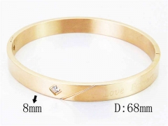 HY Wholesale Stainless Steel 316L Bangle-HY42B0118HML
