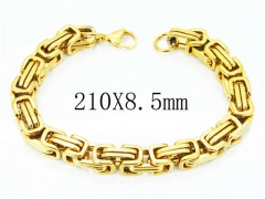 HY Stainless Steel 316L Bracelets (Byzantine)-HY70B0533PQ