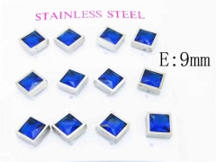 HY Stainless Steel 316L Small Crystal Stud-HY59E0561HOS