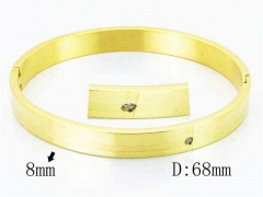 HY Wholesale Stainless Steel 316L Bangle-HY42B0114HJW
