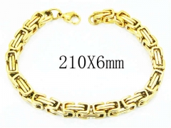 HY Stainless Steel 316L Bracelets (Byzantine)-HY70B0537NL