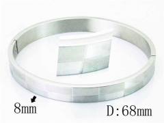 HY Wholesale Stainless Steel 316L Bangle-HY42B0128HHE