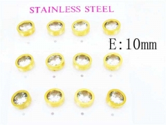 HY Stainless Steel 316L Small Crystal Stud-HY59E0537IHC