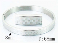 HY Wholesale Stainless Steel 316L Bangle-HY42B0132ML
