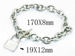 HY Stainless Steel 316L Bracelets (Lady Popular)-HY40B0199PR