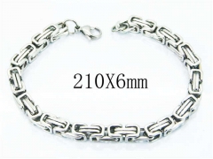 HY Stainless Steel 316L Bracelets (Byzantine)-HY70B0536LL