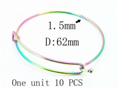 HY Stainless Steel 316L Bangle (Steel Wire)-HY70B0581JL