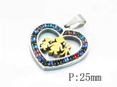 HY Stainless Steel 316L Pendants (Lover)-HY12P0767LE