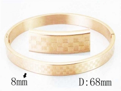 HY Wholesale Stainless Steel 316L Bangle-HY42B0134HDD