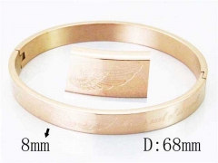 HY Wholesale Stainless Steel 316L Bangle-HY42B0146HWW
