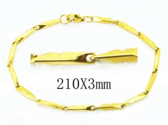 HY Stainless Steel 316L Bracelets (Lady Popular)-HY70B0553J5
