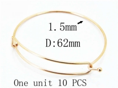 HY Stainless Steel 316L Bangle (Steel Wire)-HY70B0580KX