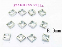 HY Stainless Steel 316L Small Crystal Stud-HY59E0552HOQ
