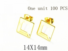 HY Stainless Steel 316L Earrings Fitting-HY70A1319MDS