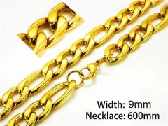 HY Stainless Steel 316L Figaro Chains-HY61N0539HLL