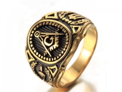 HY Jewelry Wholesale Stainless Steel 316L Religion Rings-HY0043R098
