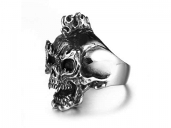 HY Jewelry Wholesale Stainless Steel 316L Skull Rings-HY0043R188