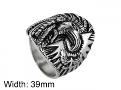 HY Wholesale Jewelry Stainless Steel 316L Animal Rings-HY0043R213
