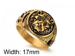 HY Wholesale Jewelry Stainless Steel 316L Animal Rings-HY0043R029