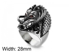 HY Wholesale Jewelry Stainless Steel 316L Animal Rings-HY0043R226