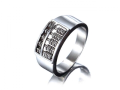 HY Jewelry Wholesale Stainless Steel 316L Popular Rings-HY0043R161