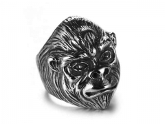 HY Wholesale Jewelry Stainless Steel 316L Animal Rings-HY0043R294