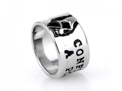 HY Jewelry Wholesale Stainless Steel 316L Skull Rings-HY0043R138