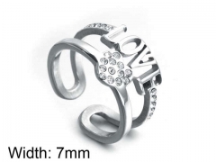 HY Jewelry Wholesale Stainless Steel 316L Popular Rings-HY0043R262