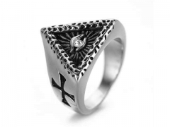 HY Jewelry Wholesale Stainless Steel 316L Religion Rings-HY0043R069