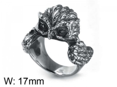 HY Wholesale Jewelry Stainless Steel 316L Animal Rings-HY0043R097