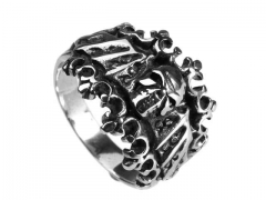 HY Jewelry Wholesale Stainless Steel 316L Skull Rings-HY0043R197